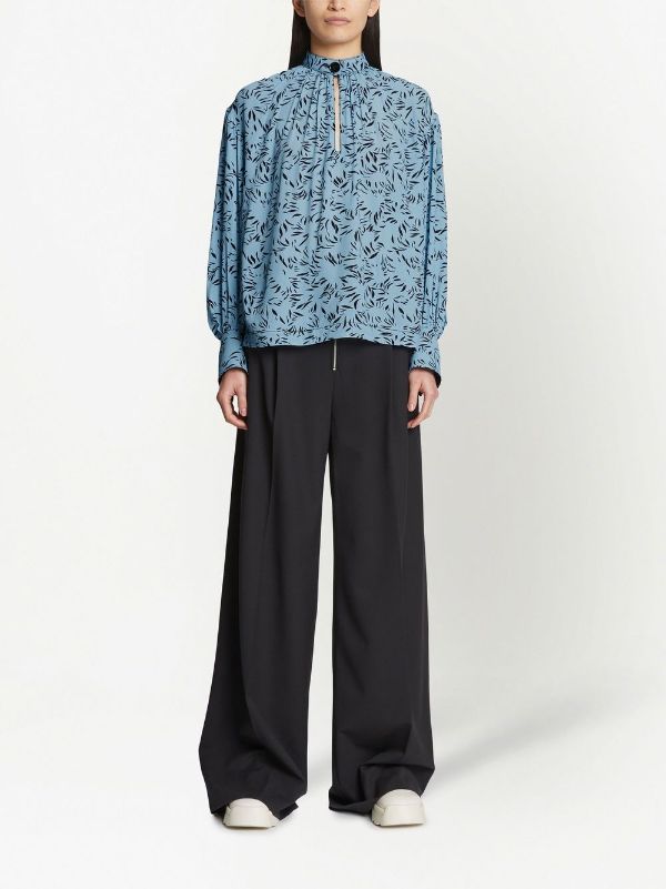 Proenza Schouler floral print long sleeved Blouse Farfetch