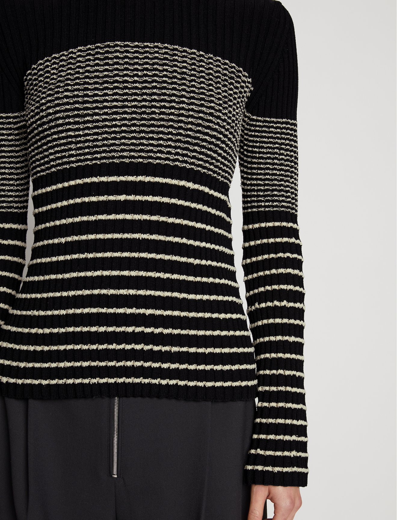 Boucle Mini Stripe Sweater #4