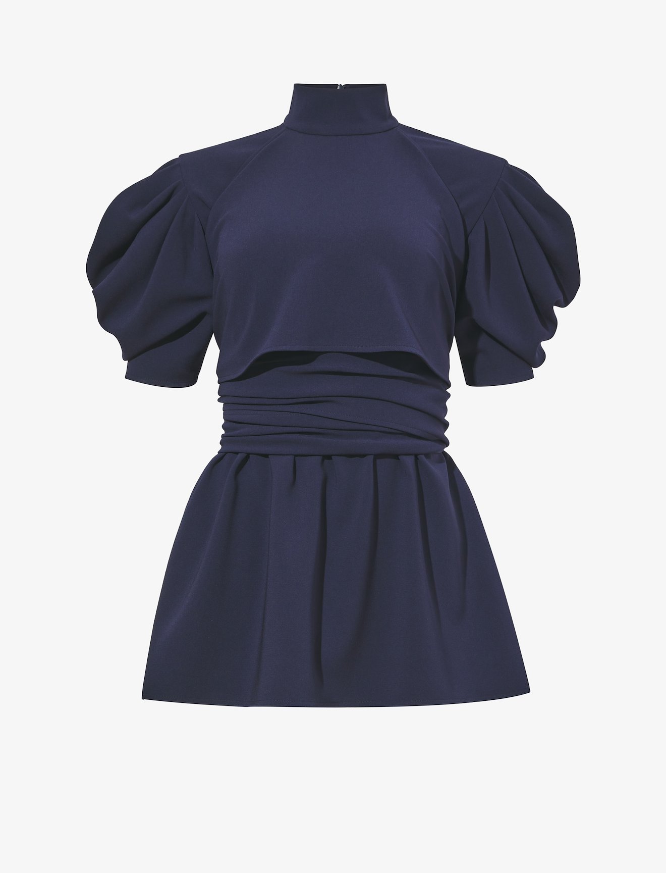 Matte Viscose Crepe Belted Top #5