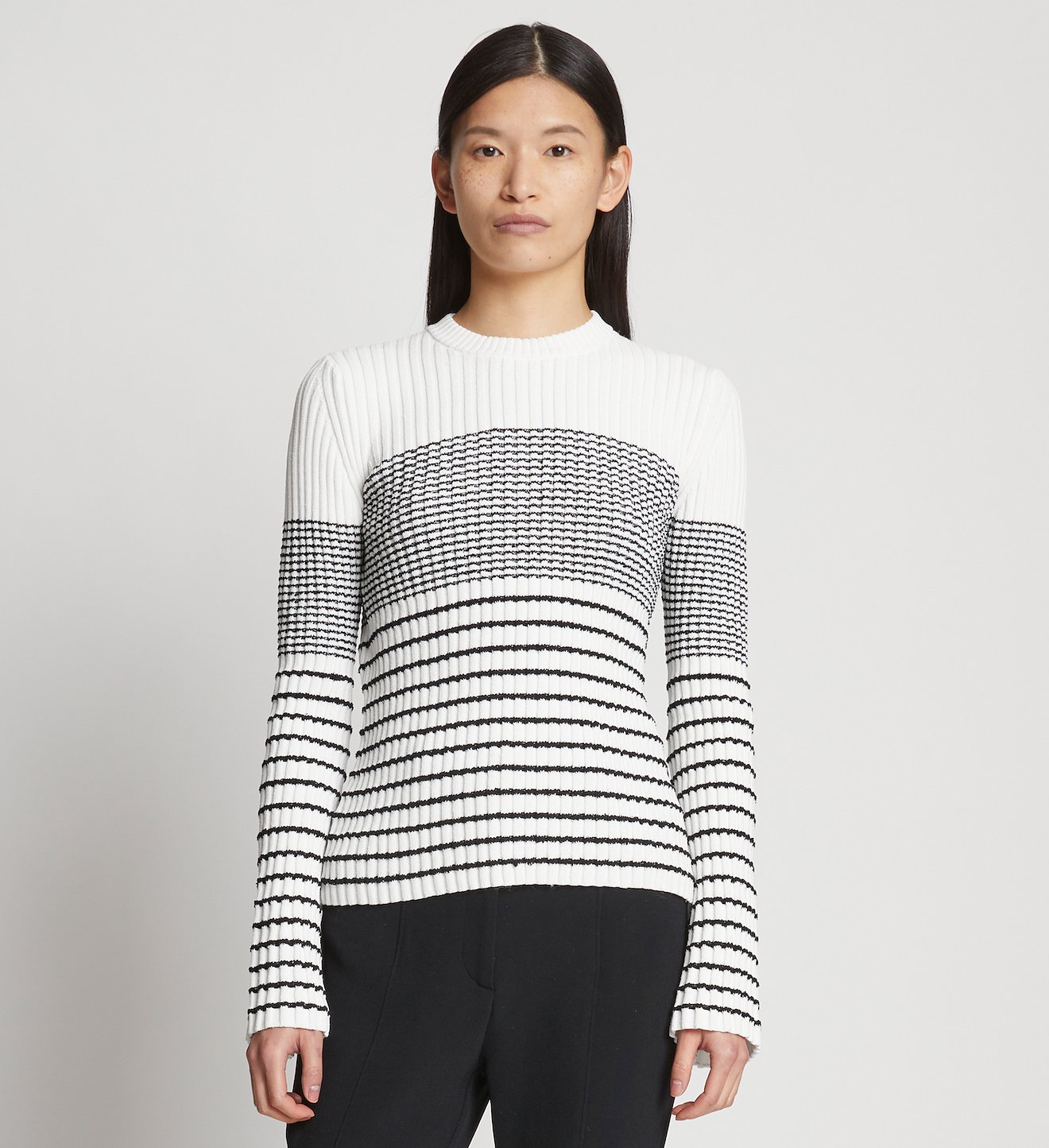 Boucle Mini Stripe Sweater