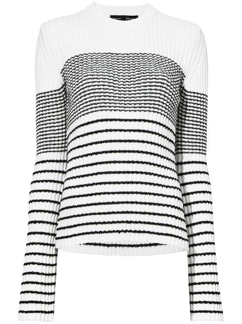 Proenza Schouler striped flared-cuffs jumper Women