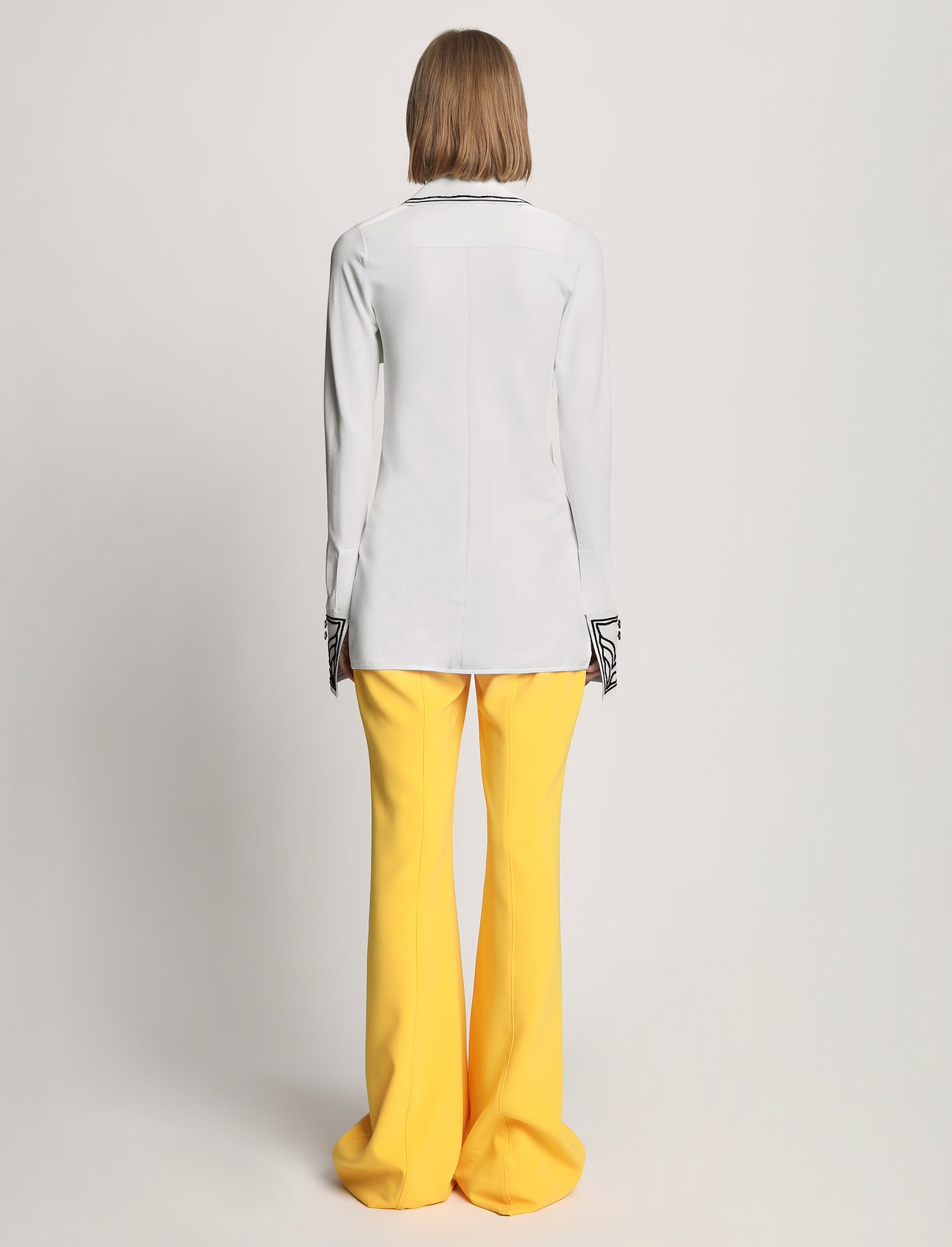 Cloque Jacquard Knit Shirt #3