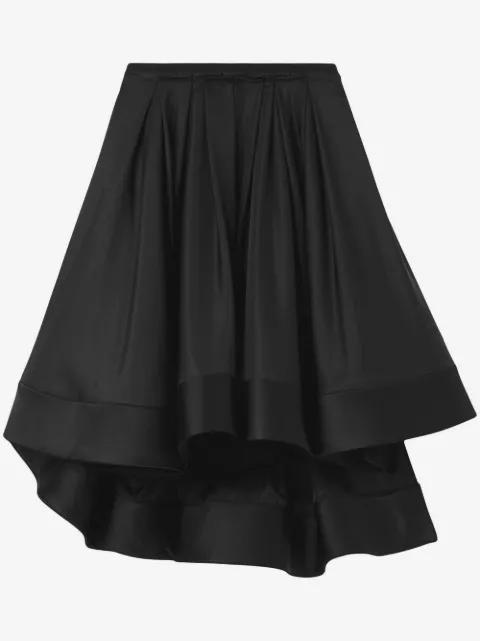 Proenza Schouler pleated full taffeta skirt