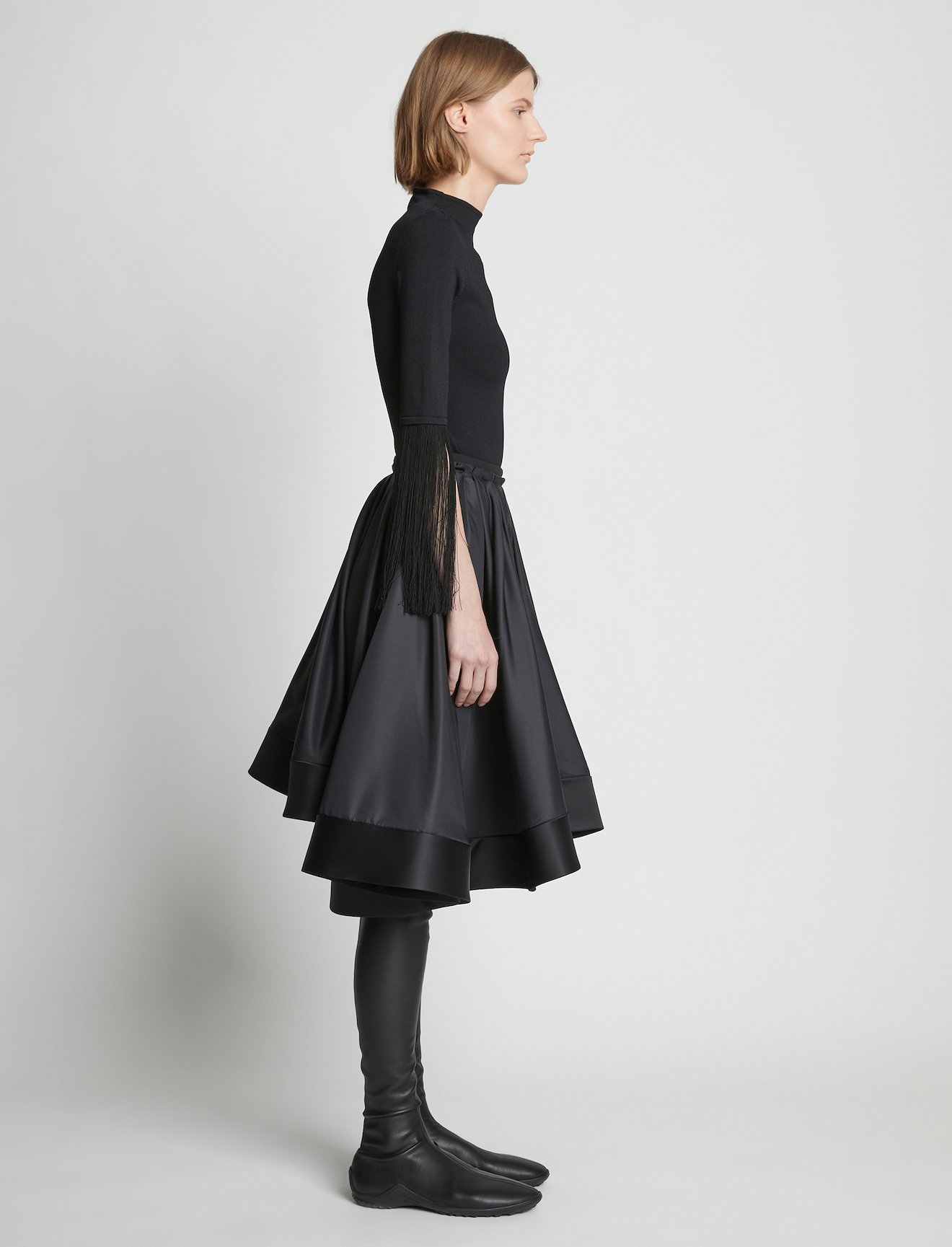 Silk Nylon Taffeta Skirt #1