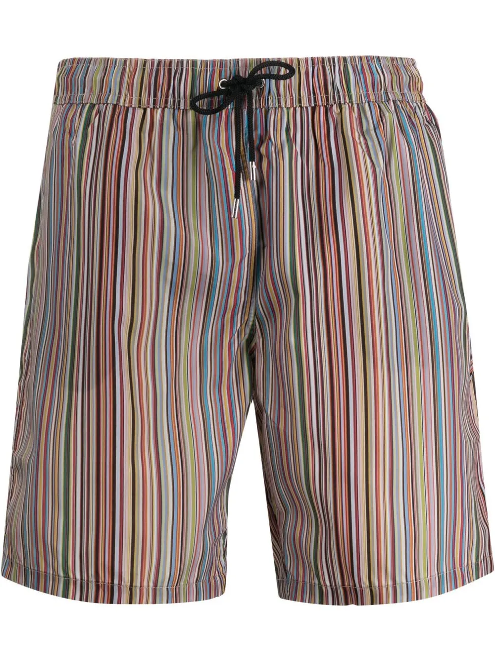 

Paul Smith shorts de playa con rayas estampadas y logo - Neutro