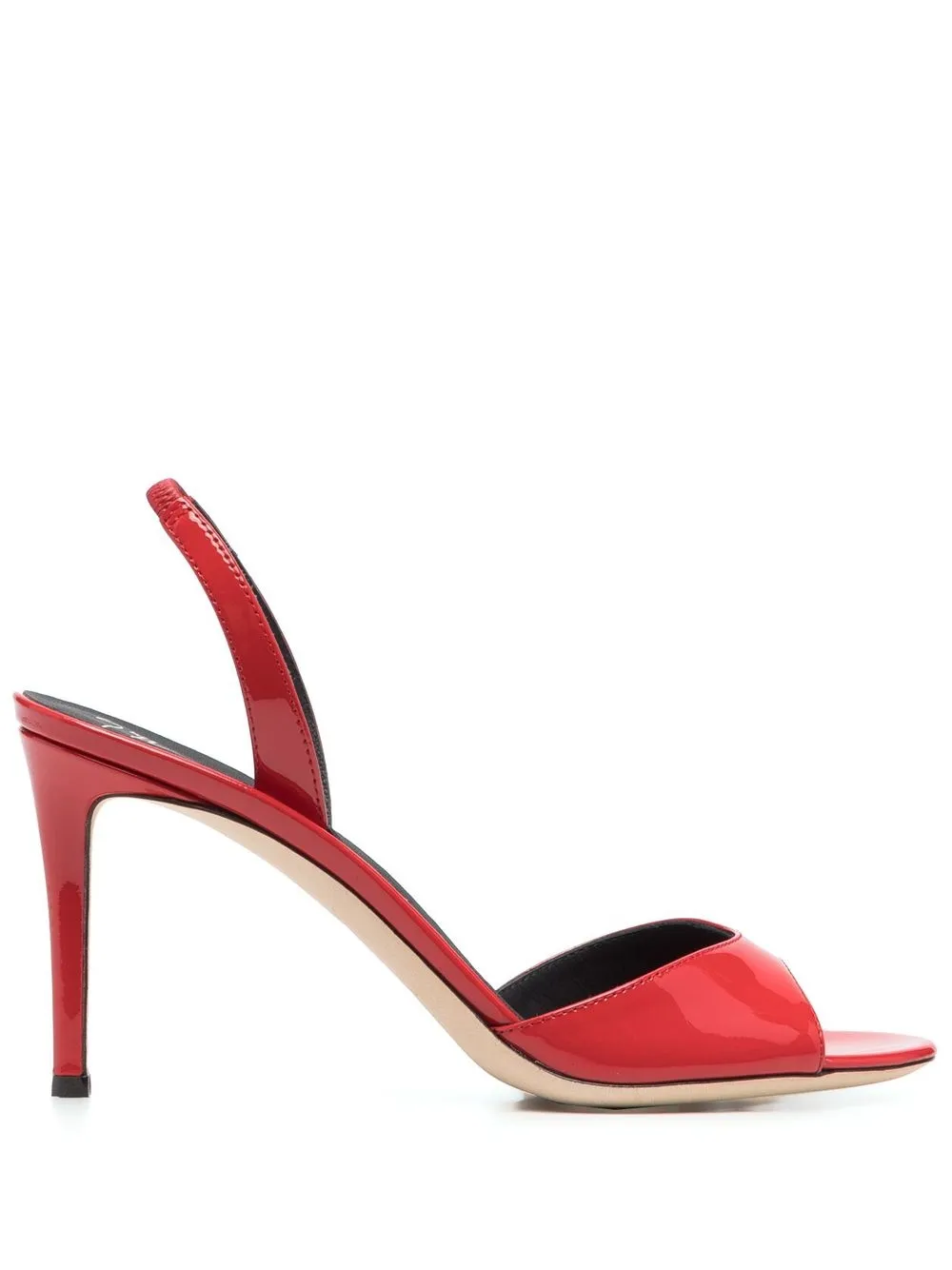 

Giuseppe Zanotti slingback patent-leather 95mm sandals - Red