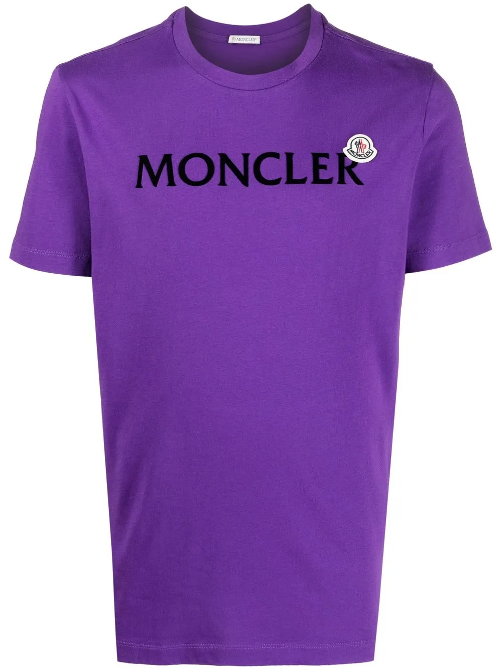

Moncler logo-print short-sleeve T-shirt - Purple