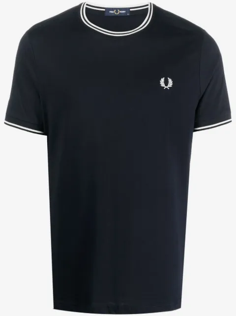 Fred Perry logo-embroidered T-shirt