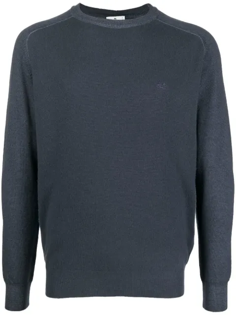 fine-knit virgin wool jumper