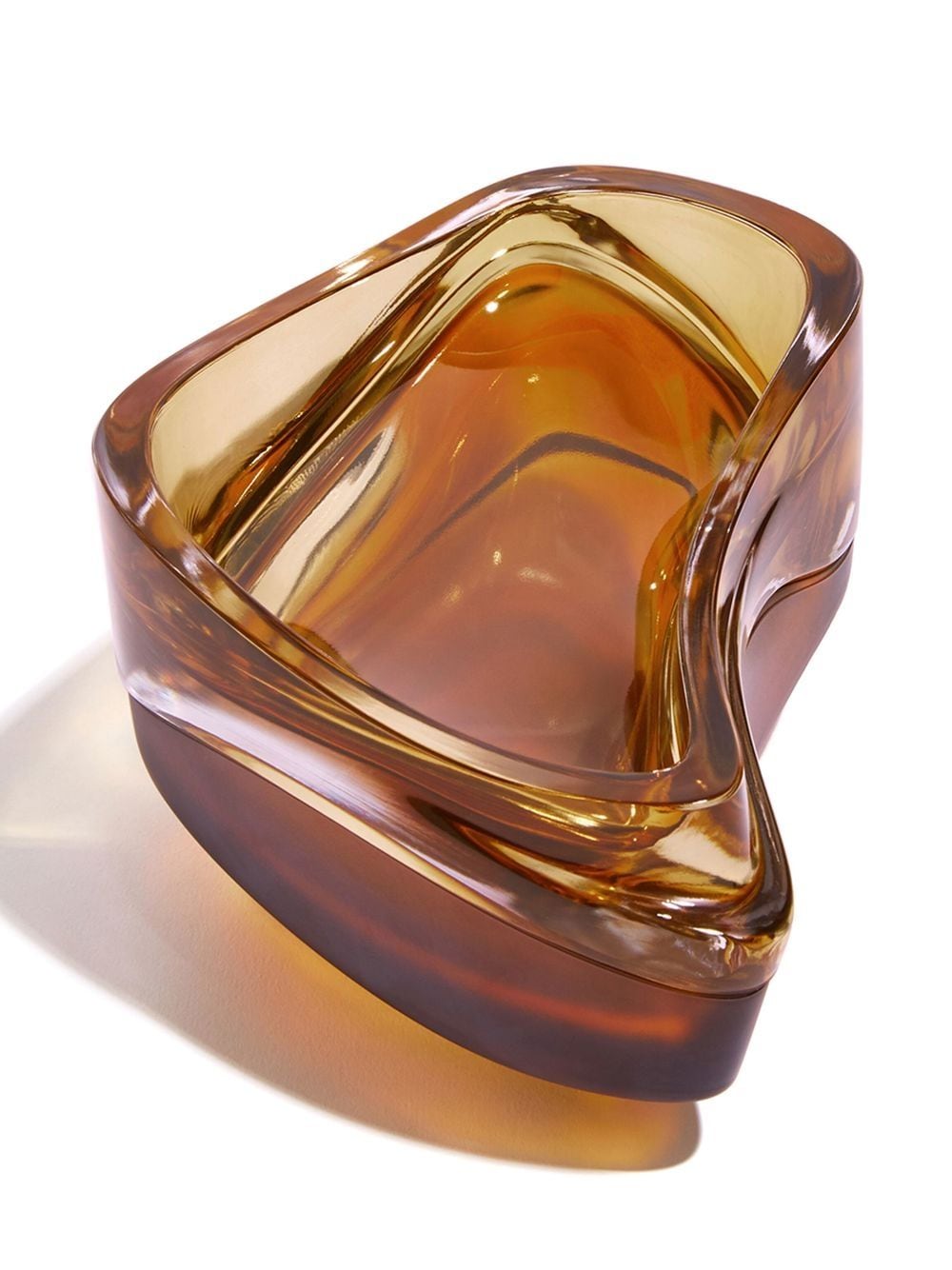 Shop Zaha Hadid Design Plex Crystal Vessel In Brown