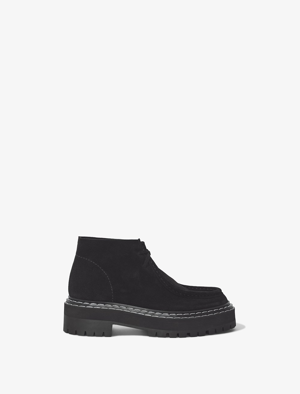 Lug Sole Platform Lace up Boots