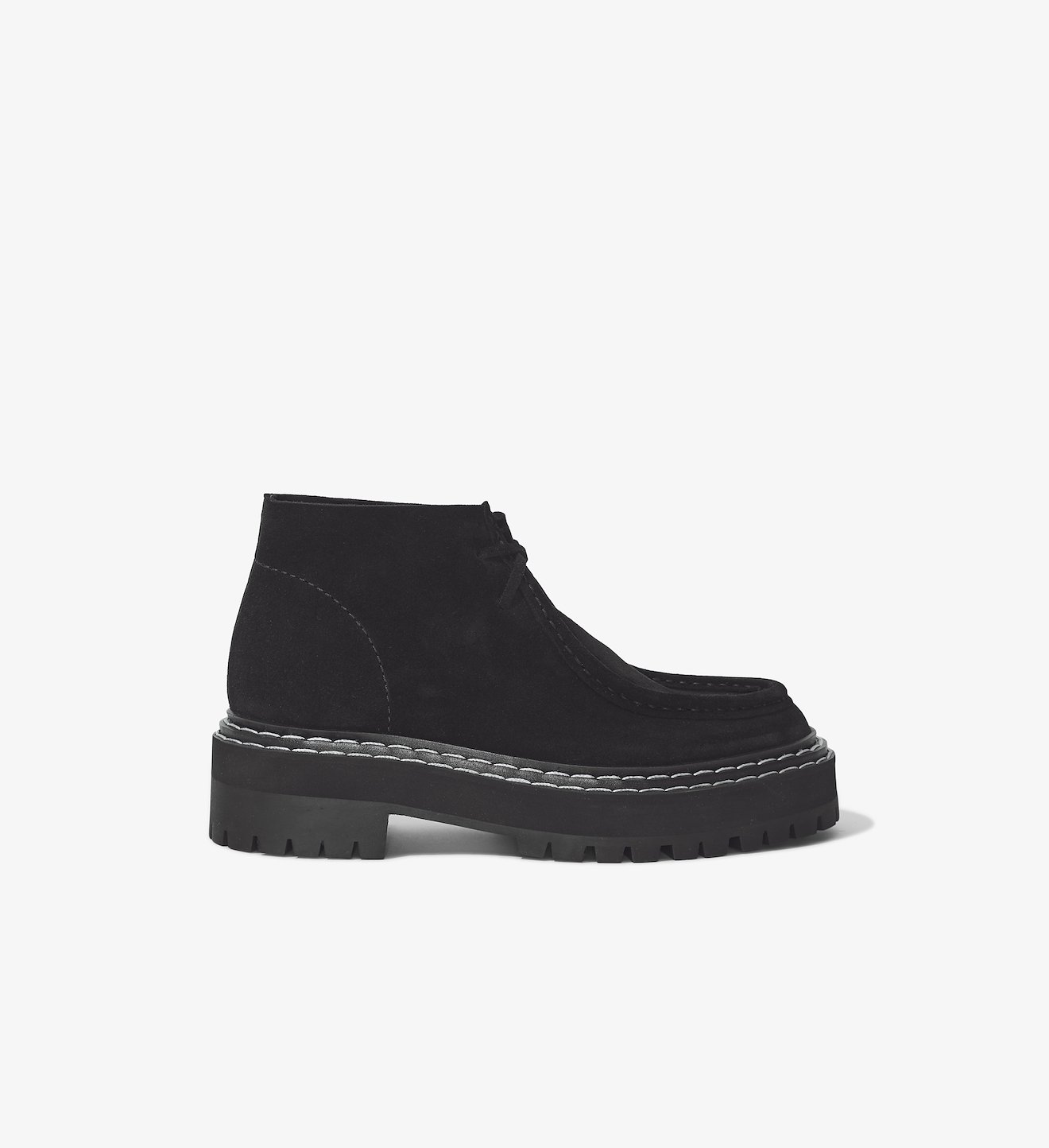 Lug Sole Platform Lace-Up Boots