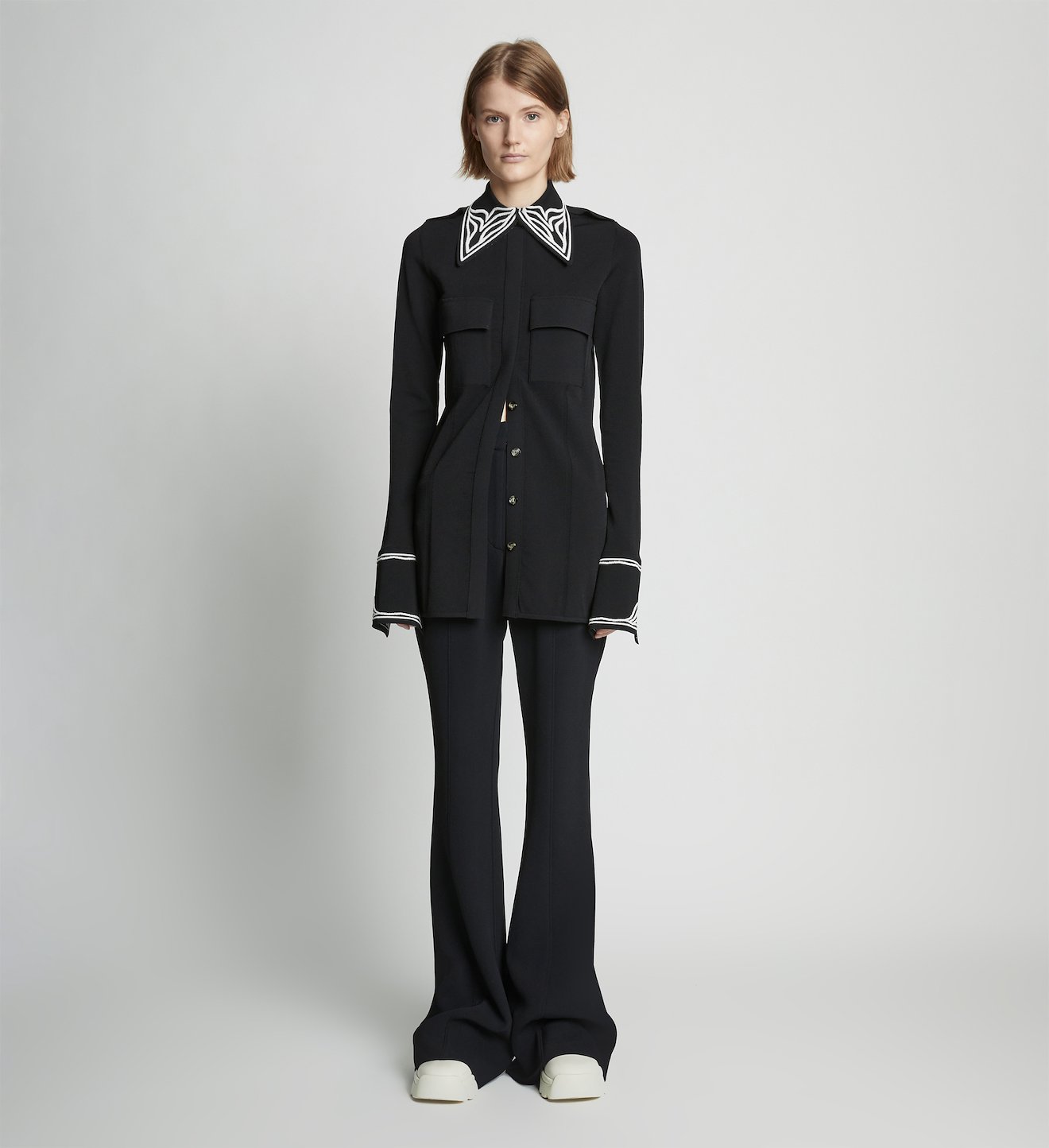 Bi-stretch Crepe Pant