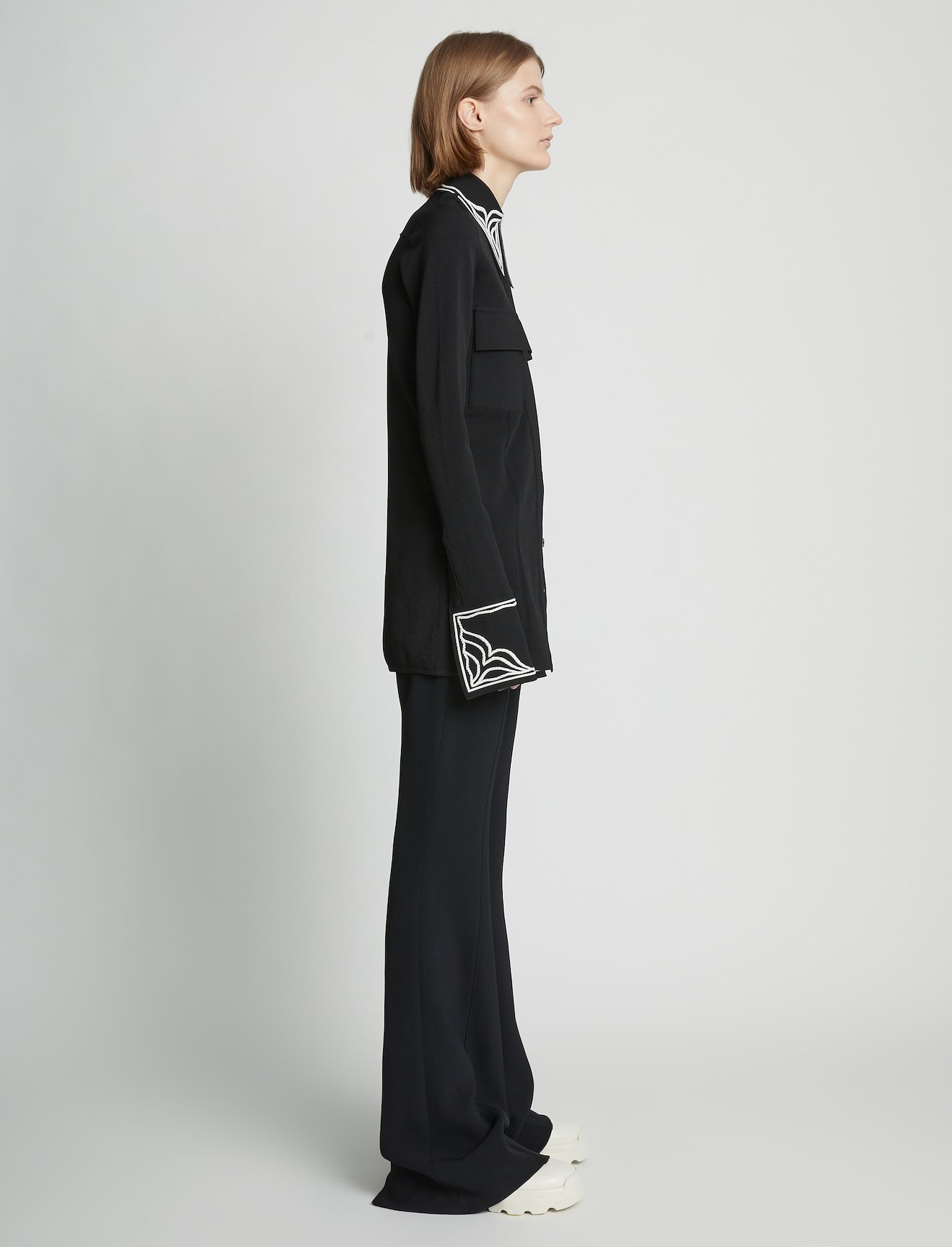 Bi-stretch Crepe Pant #1