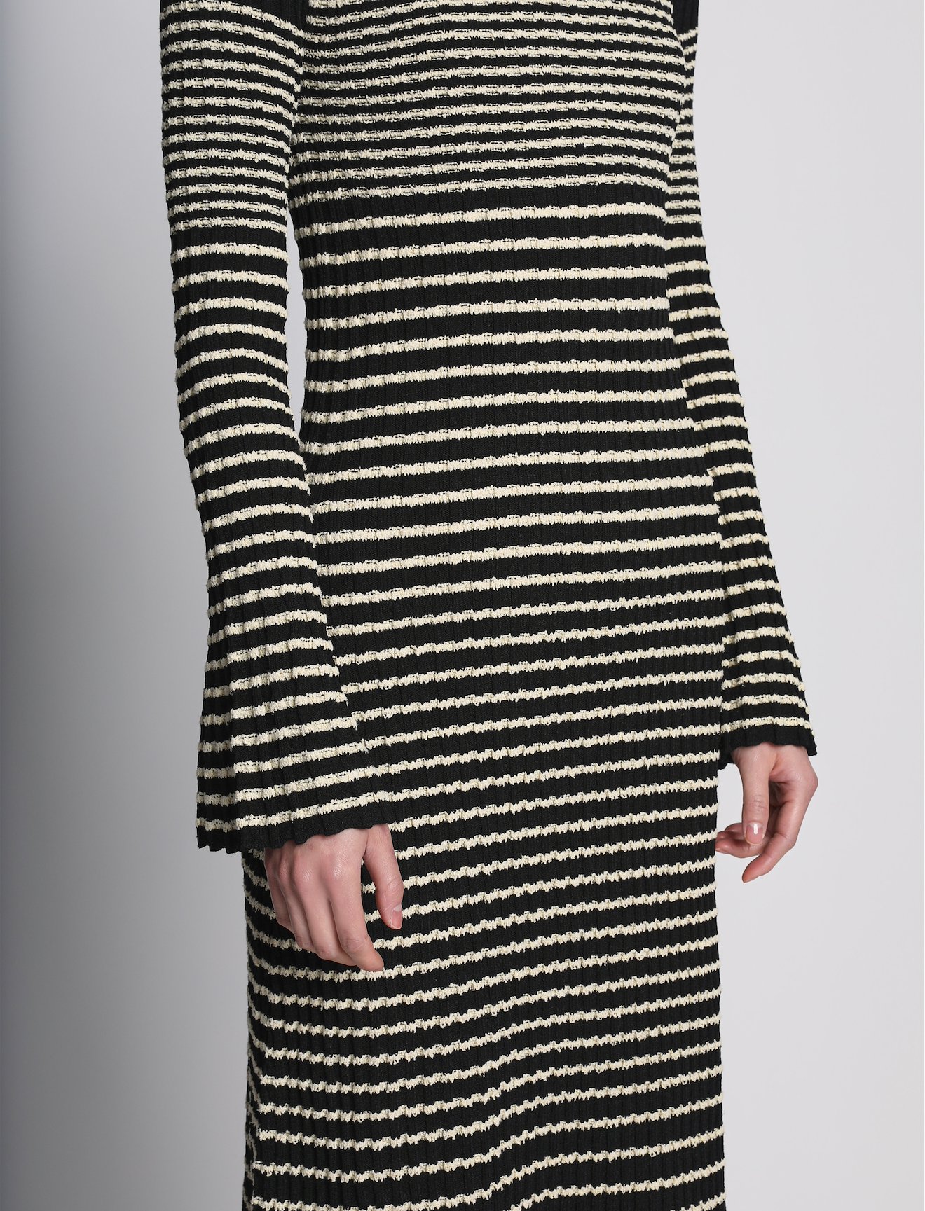 Boucle Mini Stripe Knit Dress #3