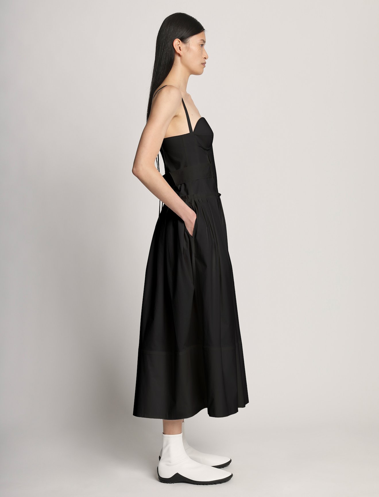 Poplin Bustier Dress #1