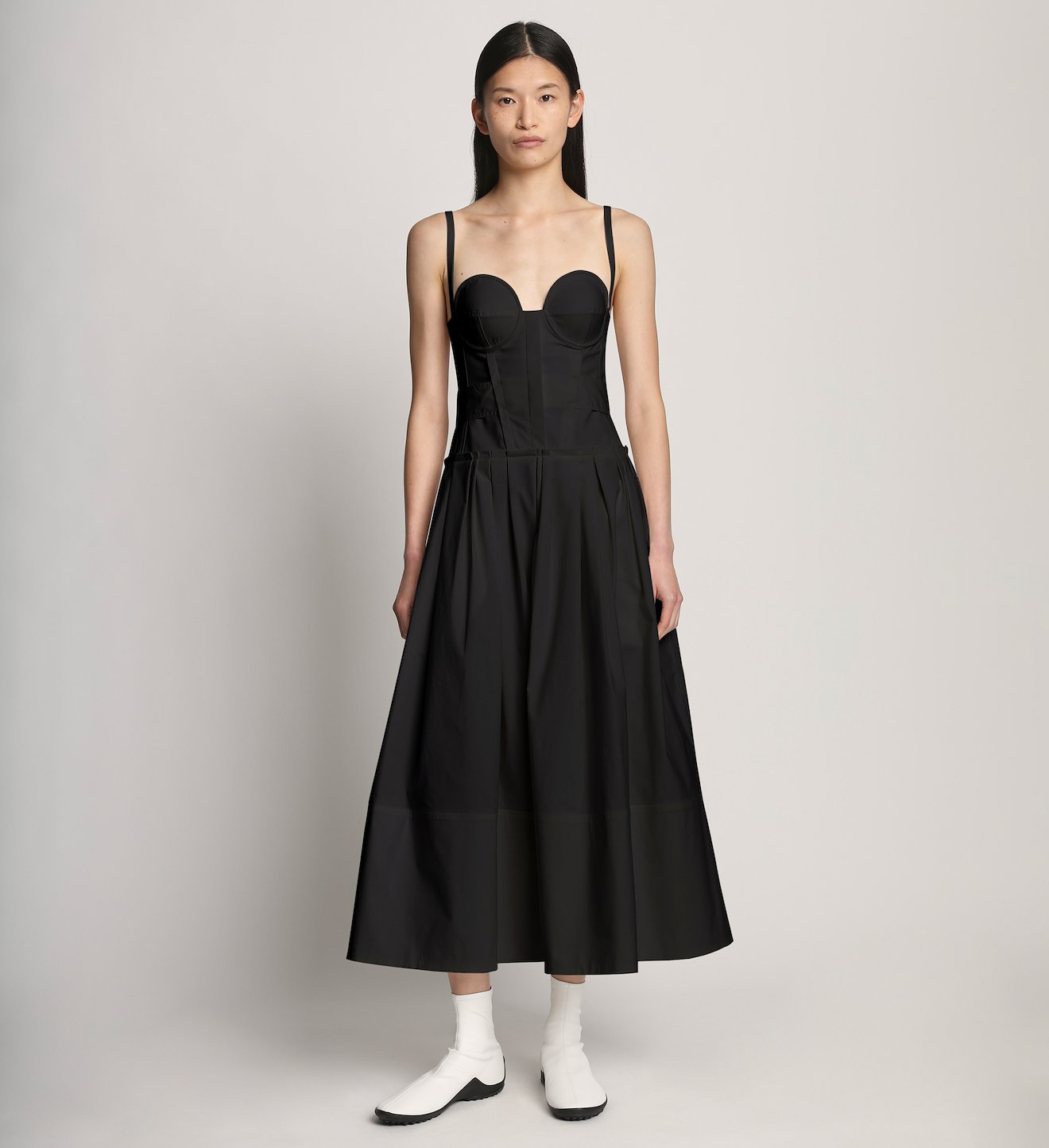 Poplin Bustier Dress