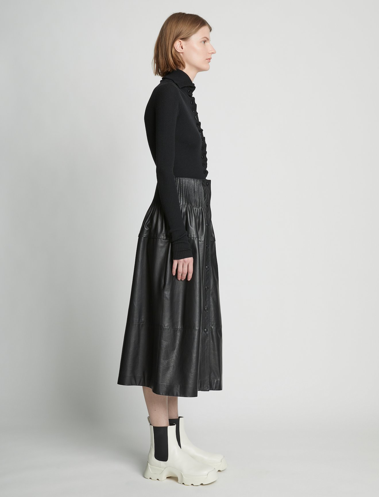 Eco Superfine Merino Button Down Sweater #2