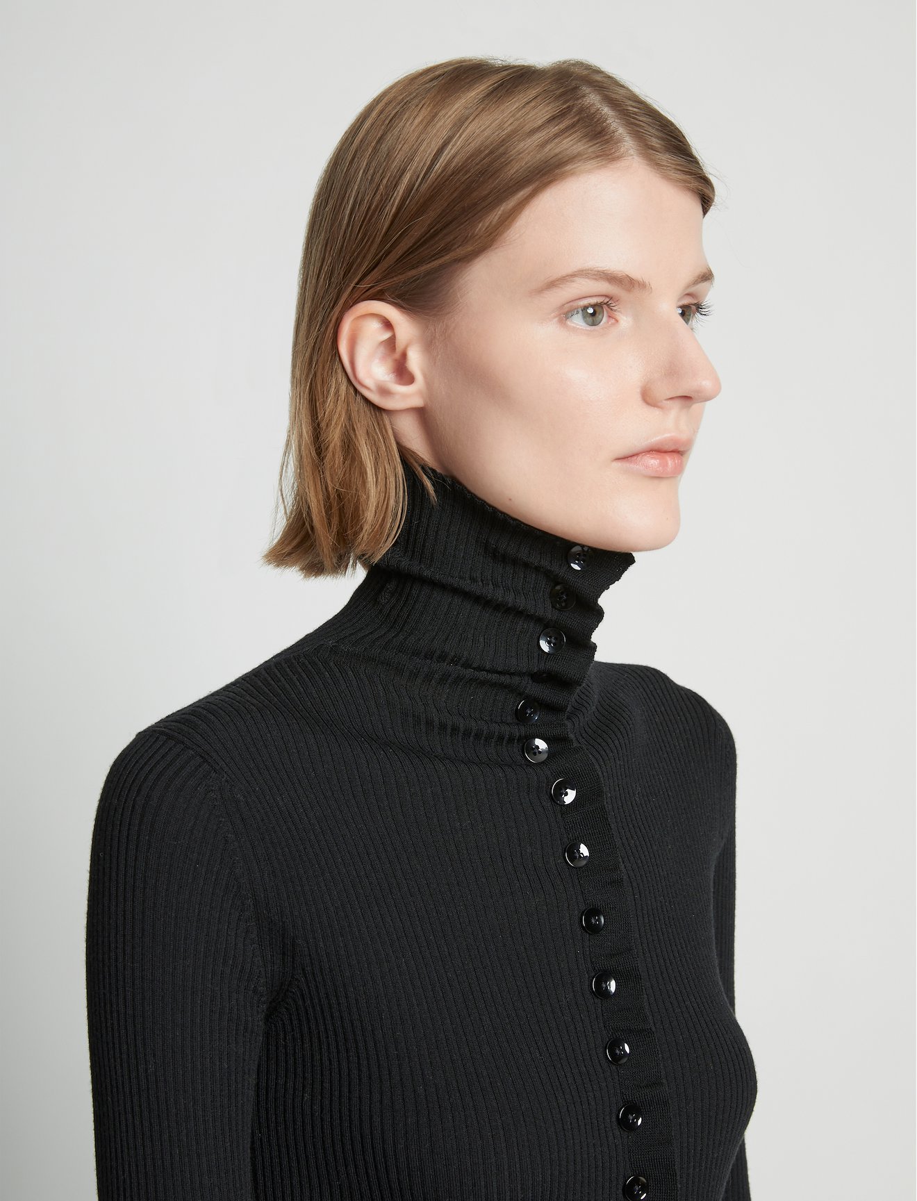 Eco Superfine Merino Button Down Sweater #4