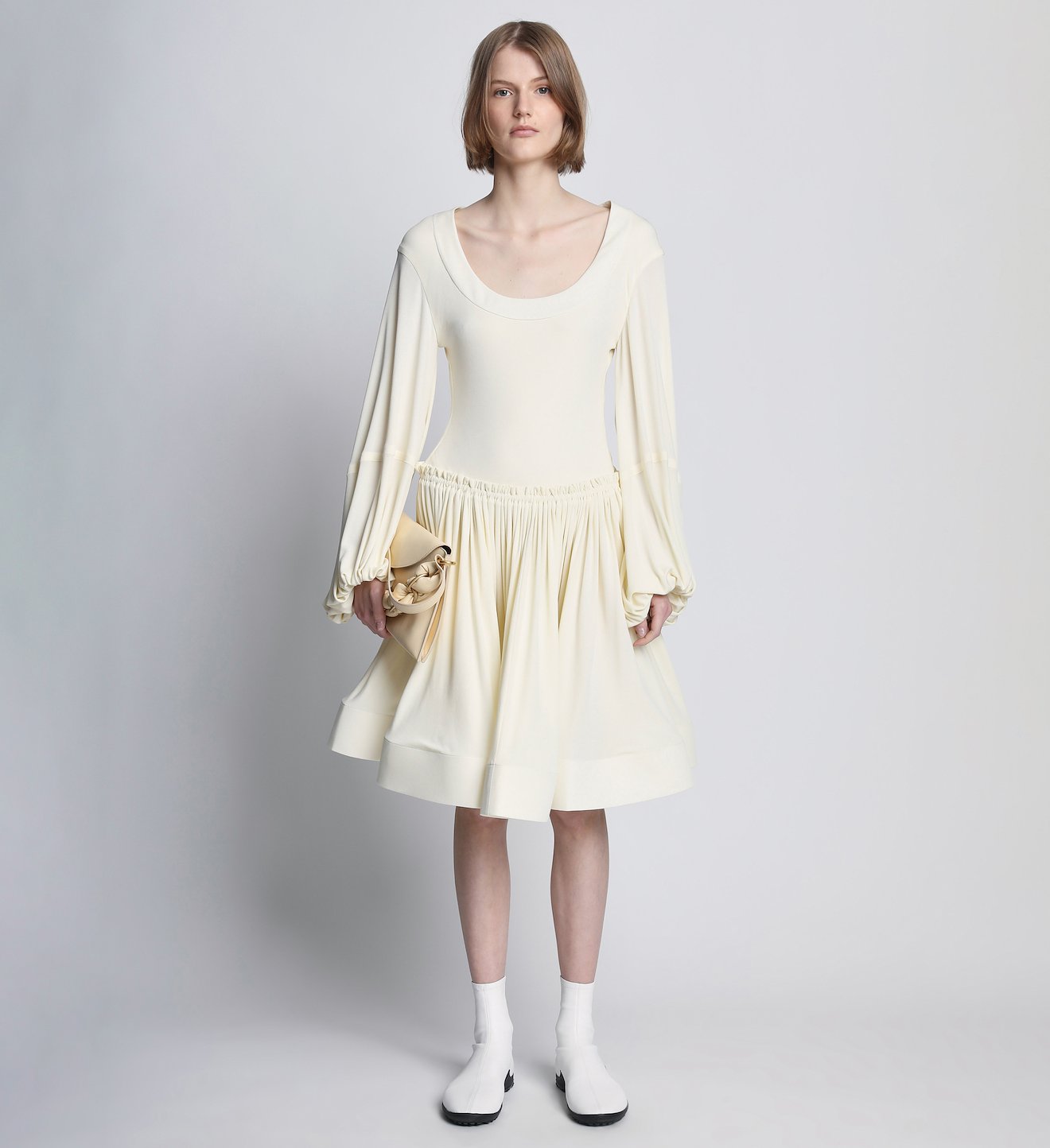 Viscose Crepe Jersey Dress