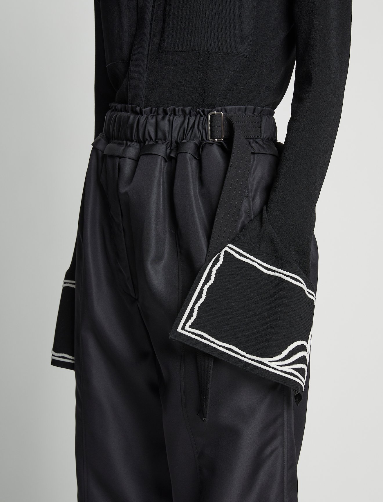 Silk Nylon Taffeta Pull on Pant #3