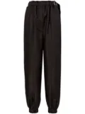 Proenza Schouler Silk Nylon Taffeta Pull On Pant - Black