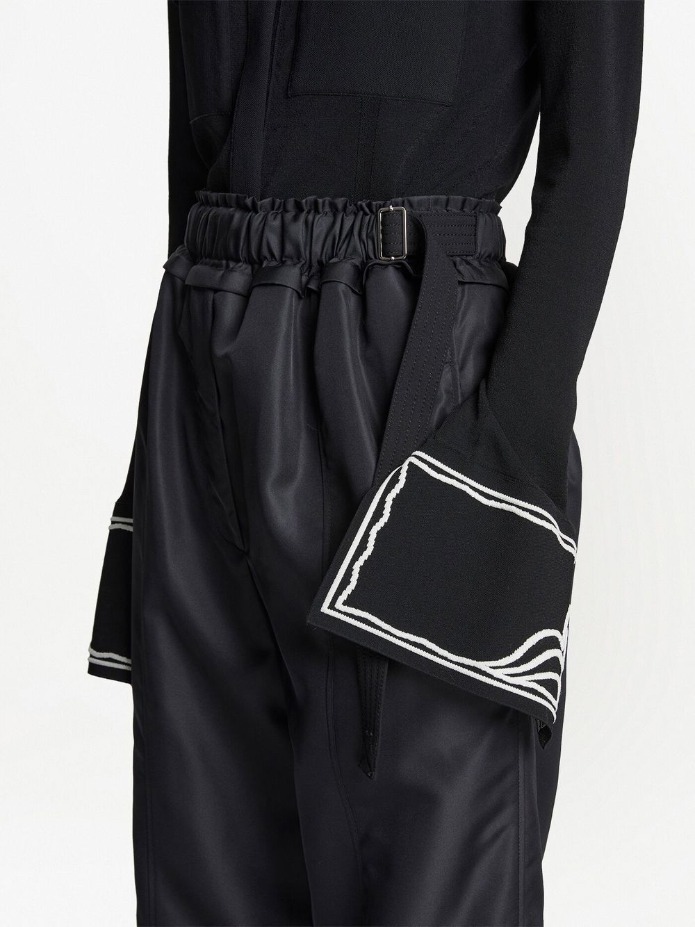 Proenza Schouler Silk Nylon Taffeta Pull On Pant Women