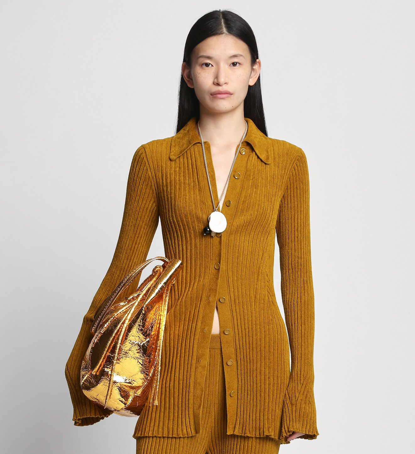 Velvet Rib Knit Shirt