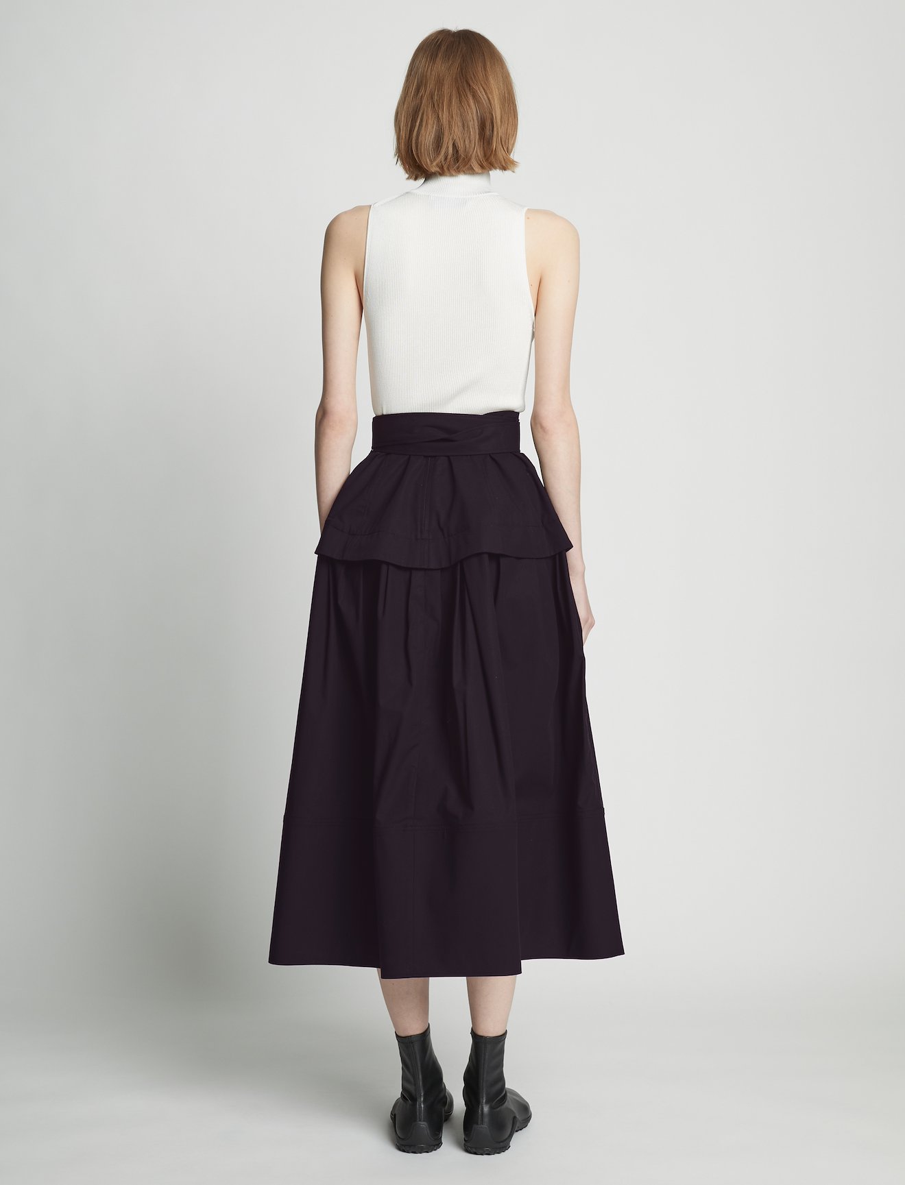 Poplin Belted Skirt #2