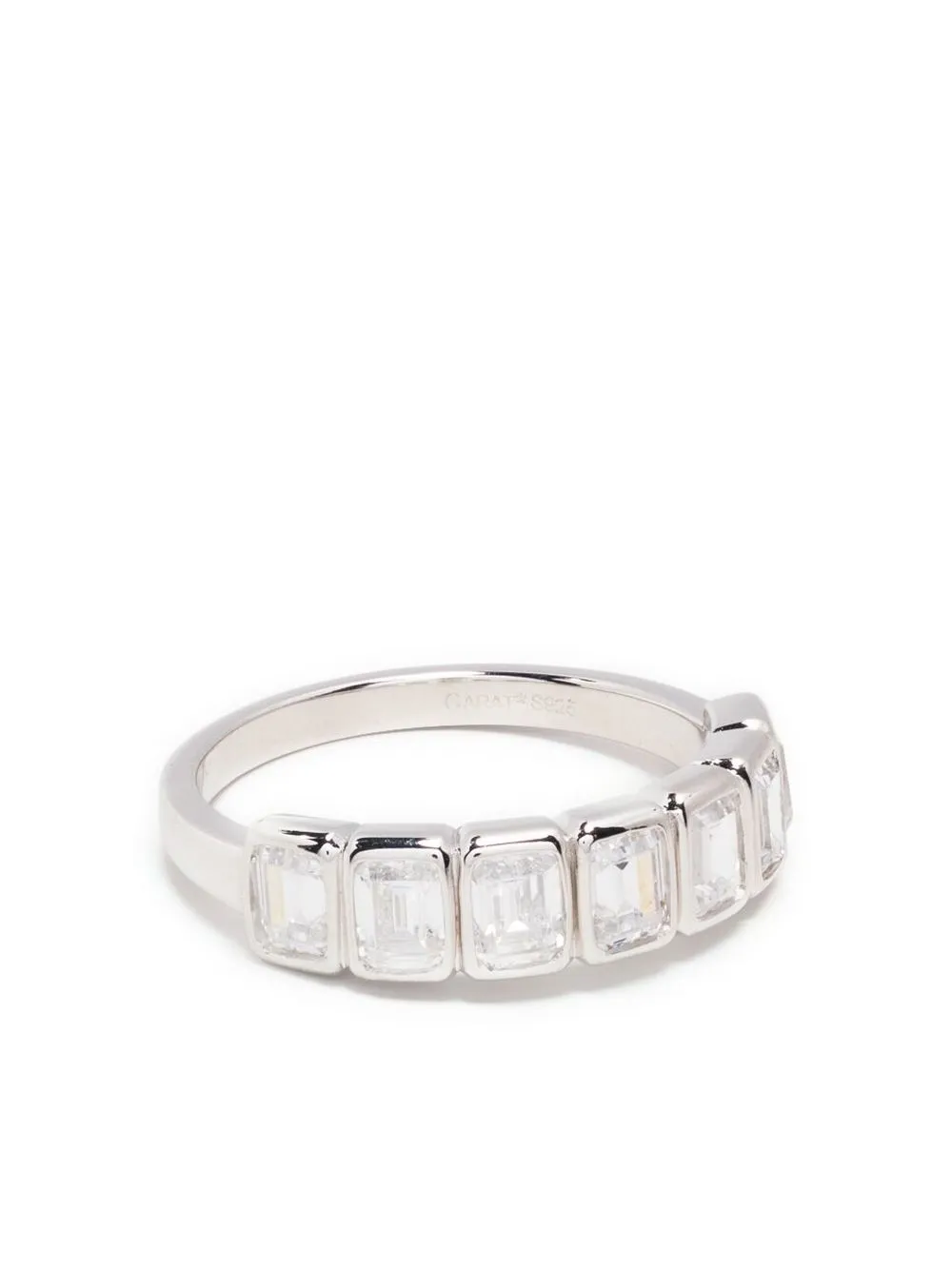 

CARAT LONDON anillo Cassidy en plata de ley - Plateado