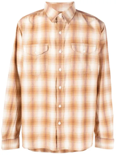 Ralph Lauren RRL check-print long-sleeve shirt