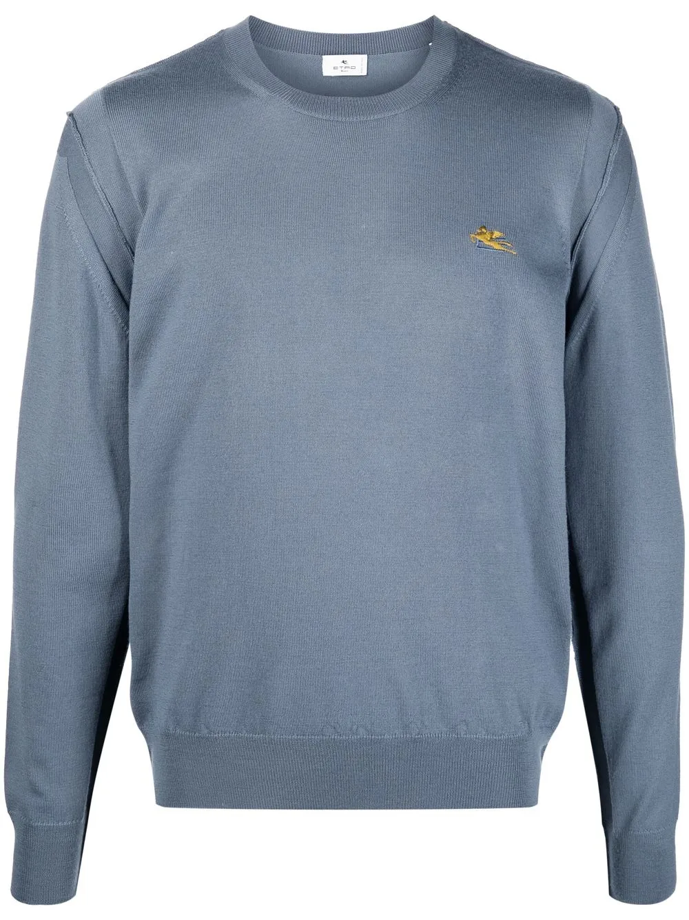 

ETRO embroidered logo jumper - Blue