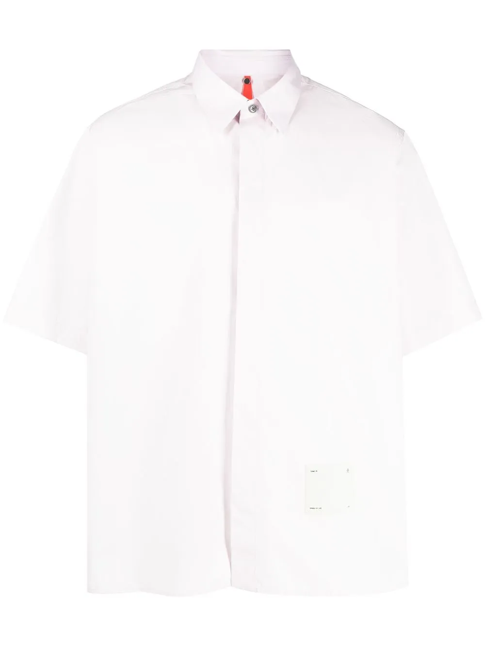 

OAMC logo-patch short-sleeve shirt - Pink