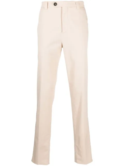 Brunello Cucinelli mid-rise tailored chinos