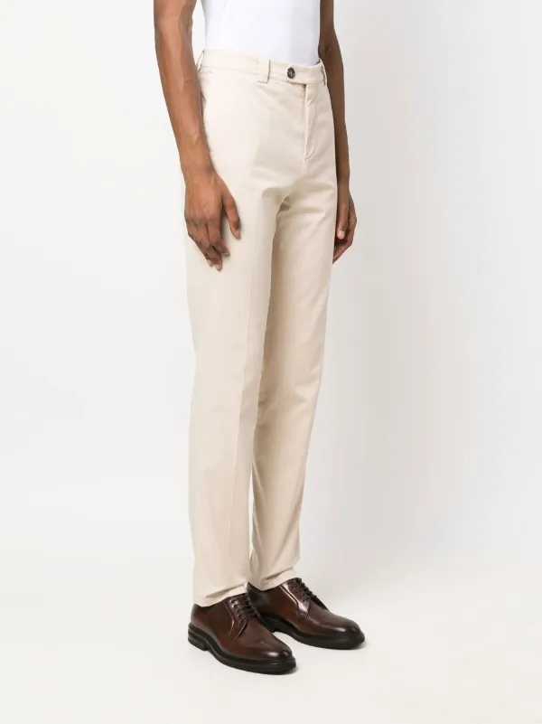 【送料&関税込】Brunello Cucinelli Tailored Chino Pants Brunello Cucinelli Men's American Pima Italian-Fit Chino