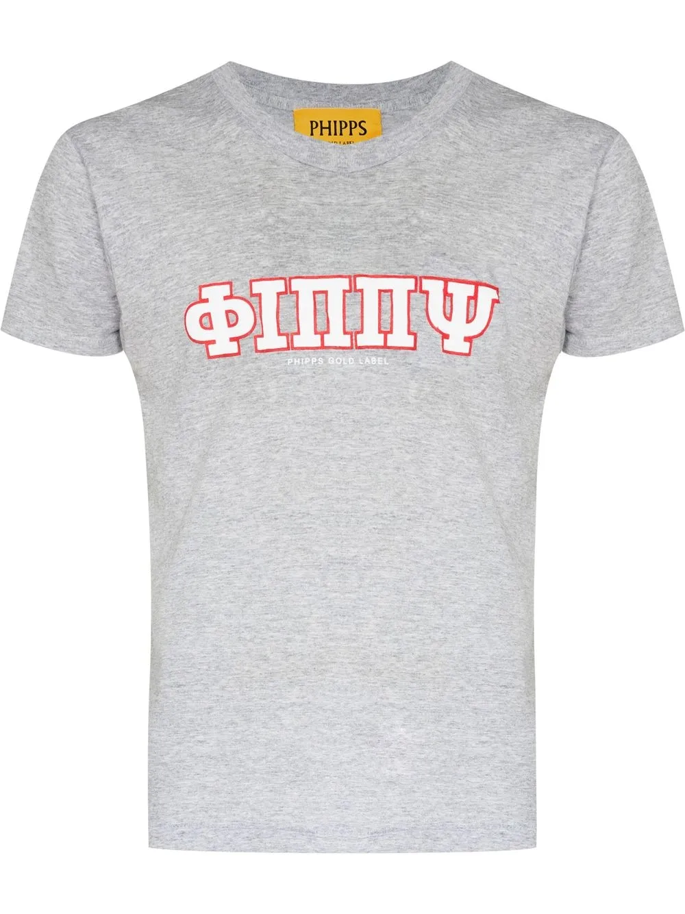 

Phipps logo-print T-shirt - Grey