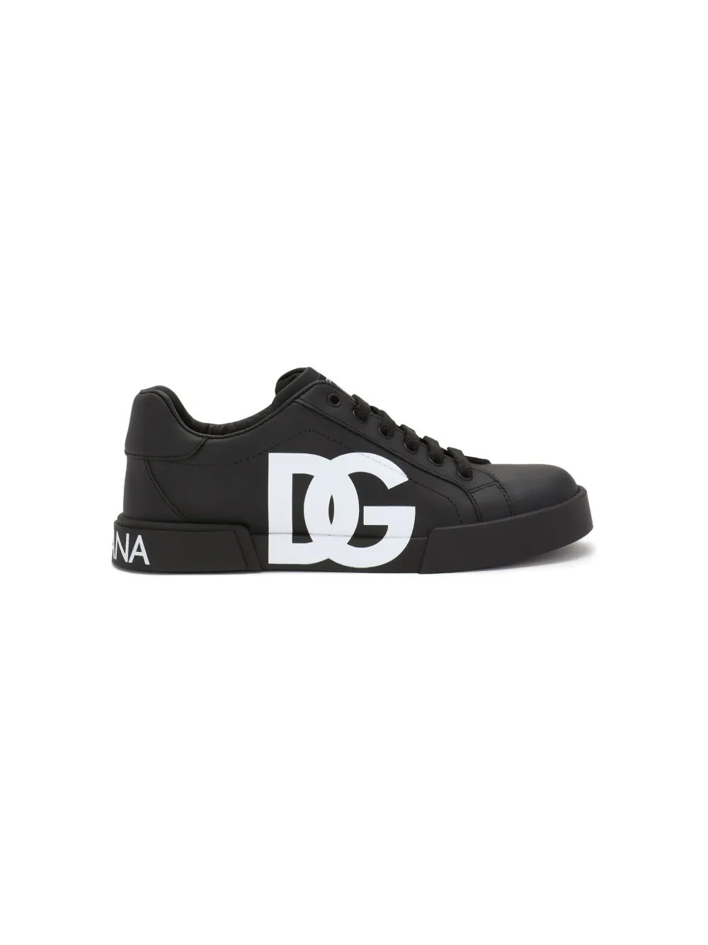 Dolce & Gabbana Kids Portofino Light sneakers met logo label - Zwart
