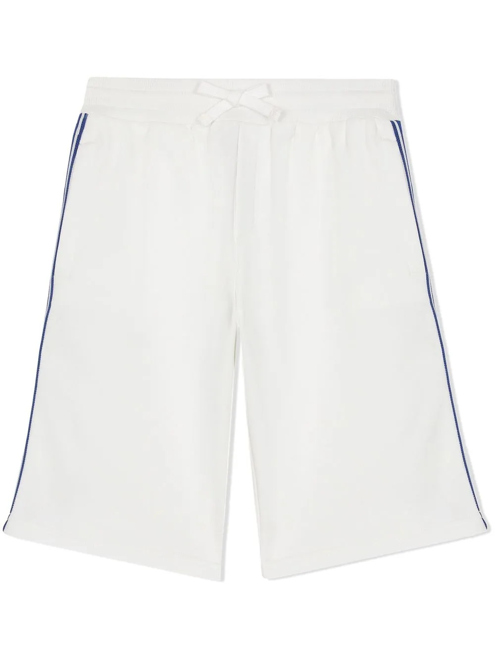 

Dolce & Gabbana Kids shorts con logo en los laterales - Blanco