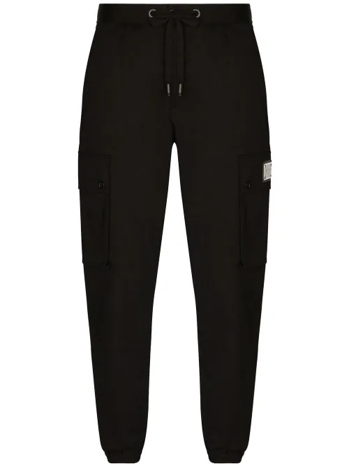Pantalon cargo en coton stretch - Dolce & Gabbana - Modalova