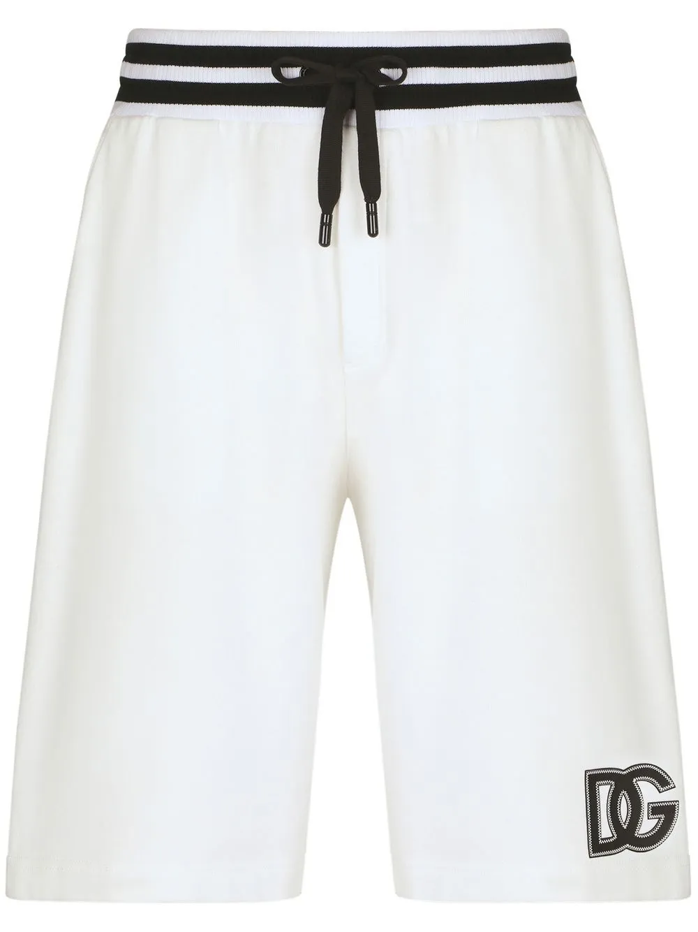 

Dolce & Gabbana bermudas con cordones en la pretina - Blanco