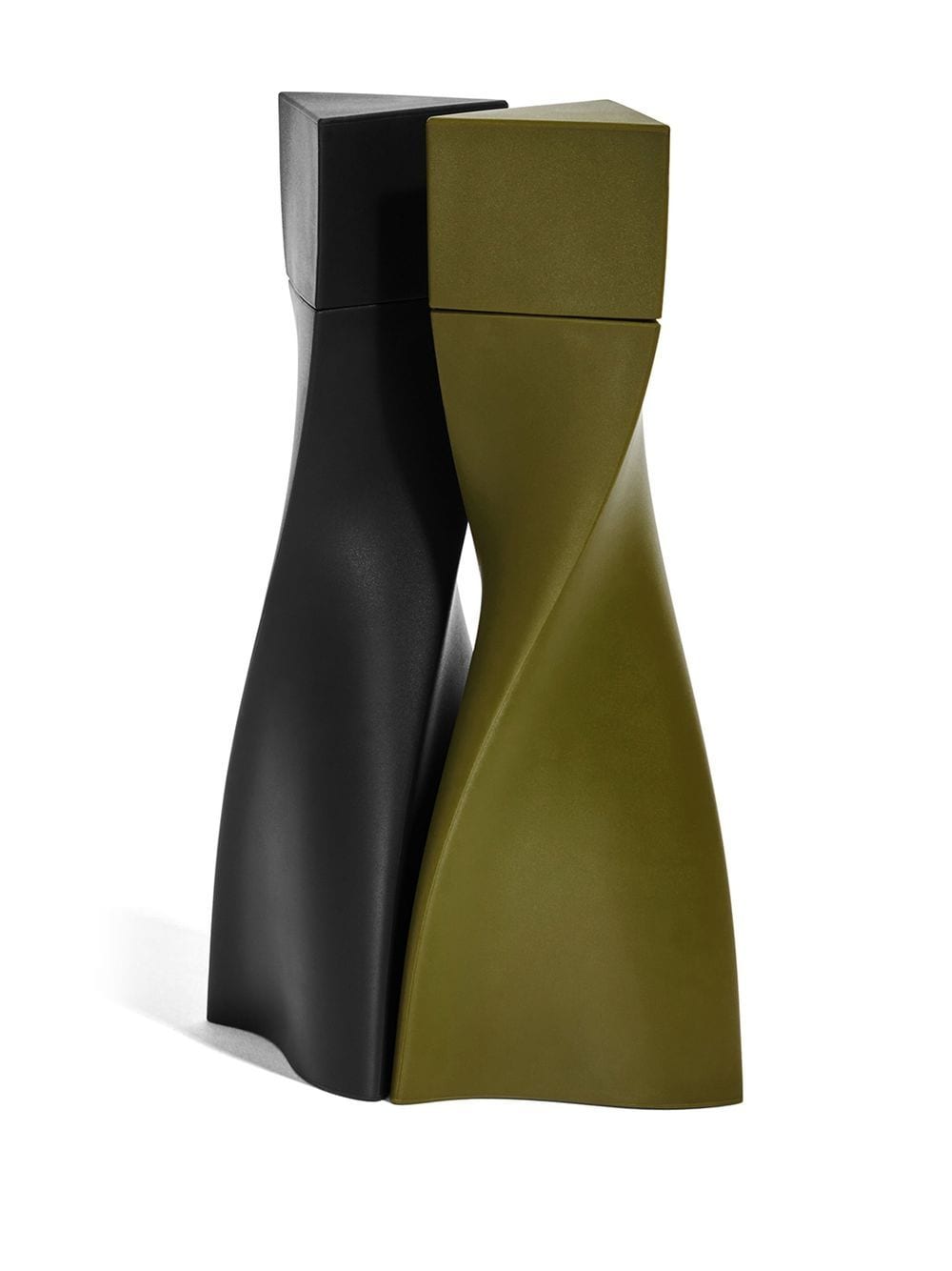 Shop Zaha Hadid Design Duo Salt And Pepper Grinder In Black