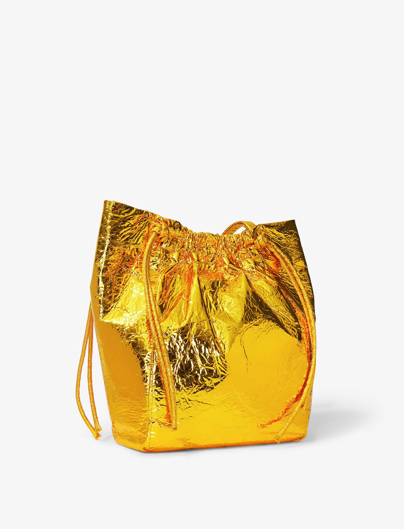 Metallic Drawstring Tote #3