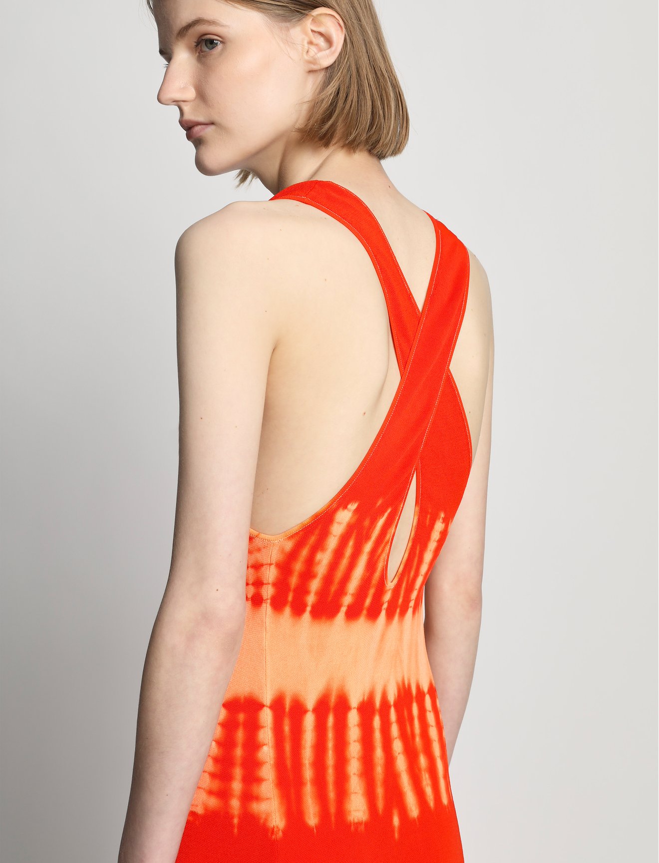 Viscose Knit Tie Dye Dress #3