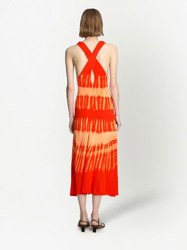 Proenza Schouler tie dye Print Knitted Dress Farfetch