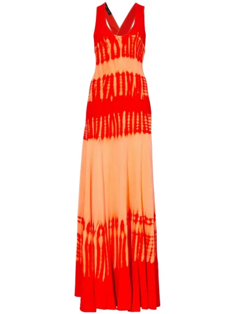 Proenza Schouler vestido tejido con estampado tie-dye