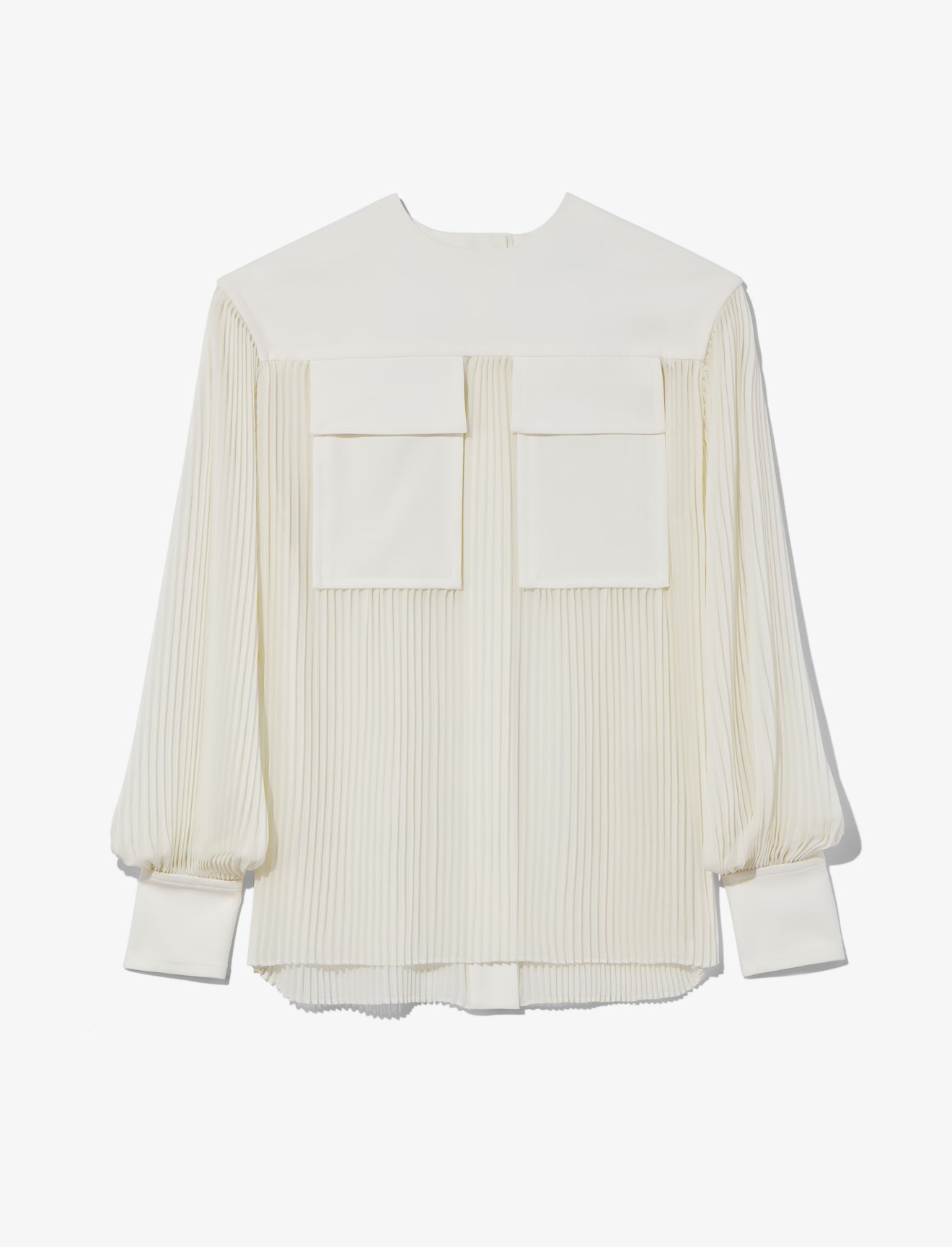 Sheer Pleated Flou Top #5