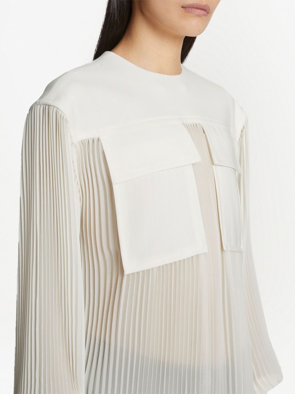 Proenza Schouler sheer pleated blouse Women