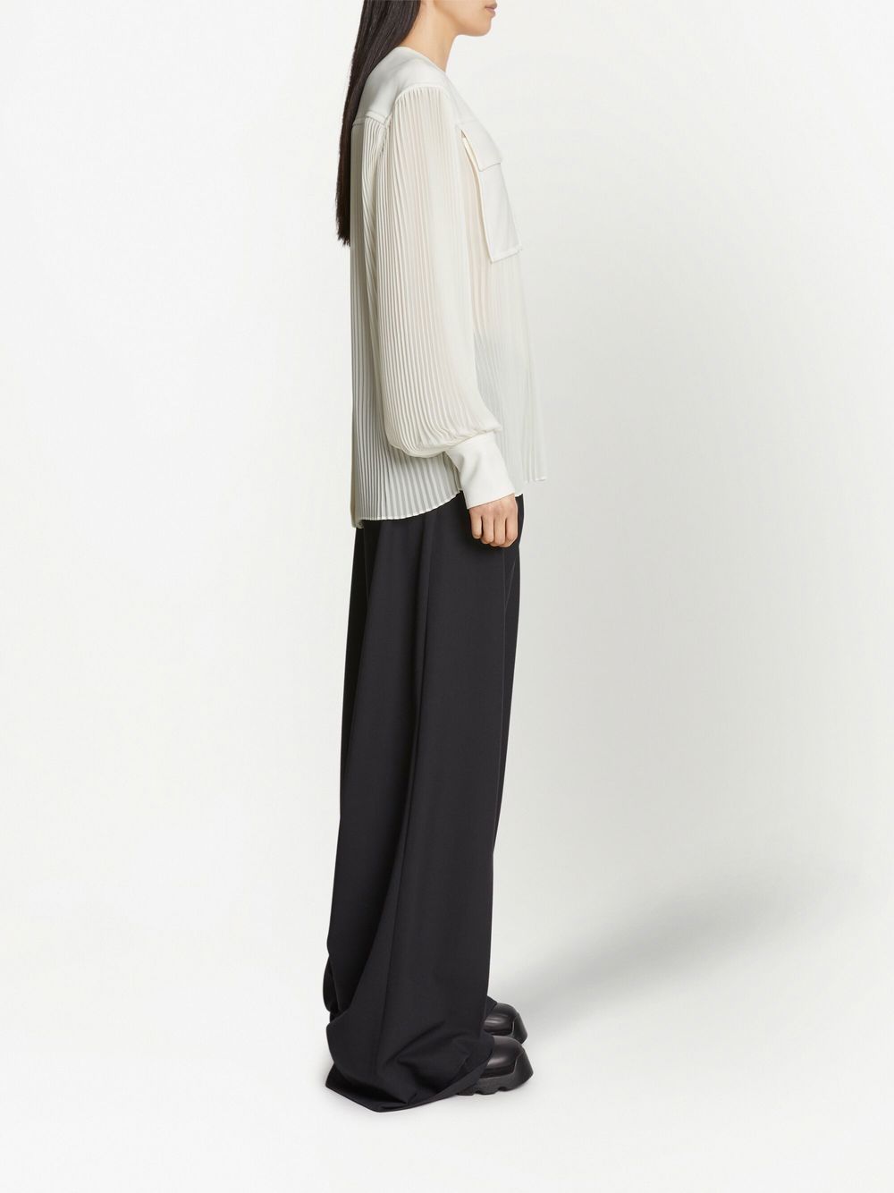 Proenza Schouler sheer pleated blouse Women