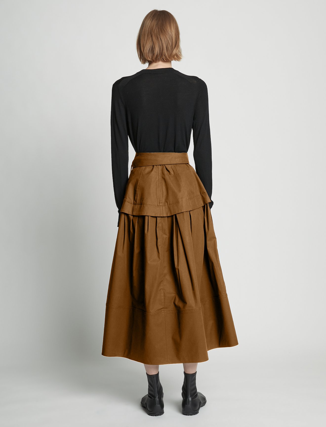 Poplin Belted Skirt #2