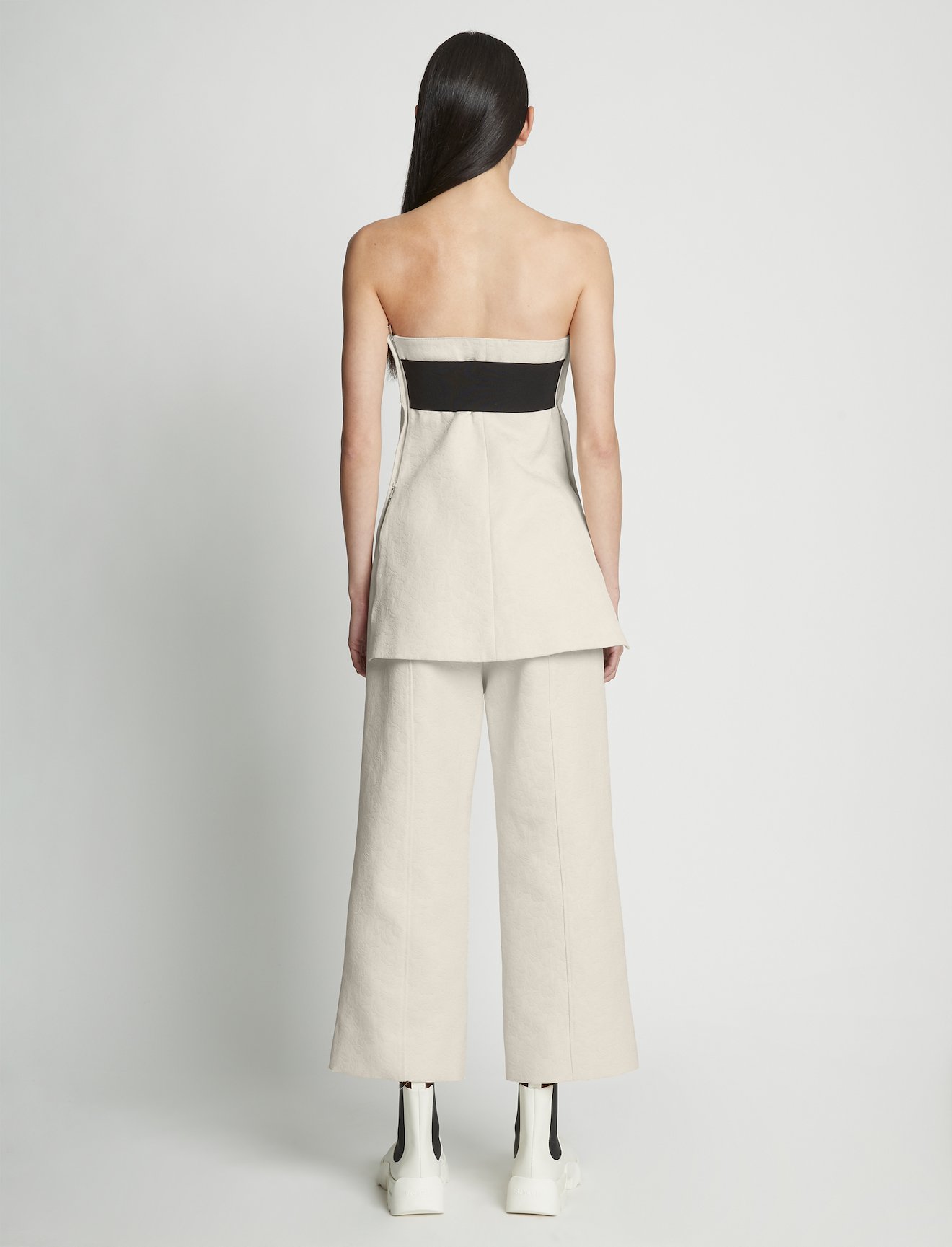 Cotton Wool Jacquard Bustier #3